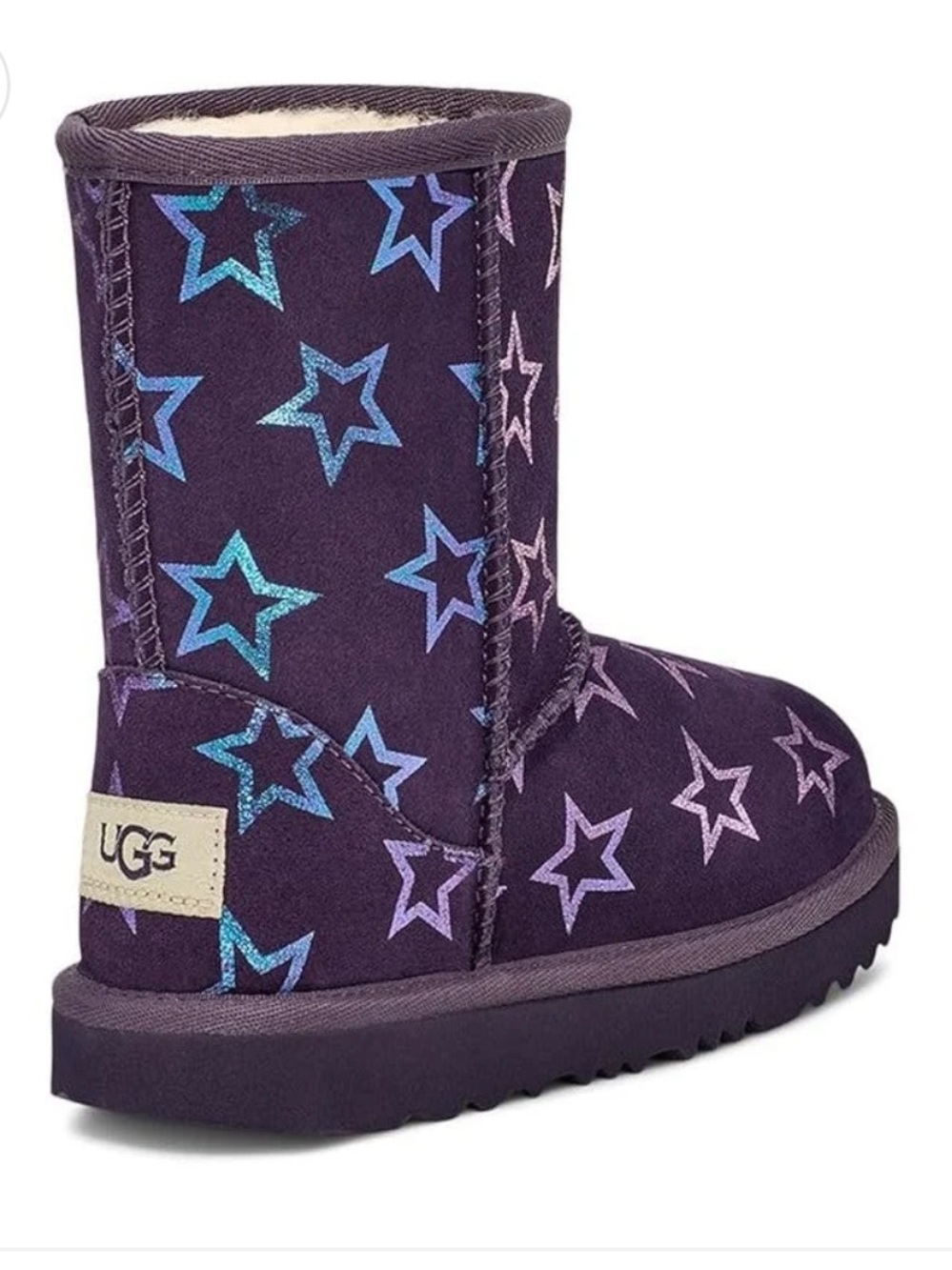 UGG Classic II Iridescent Stars Boot Size US5 New